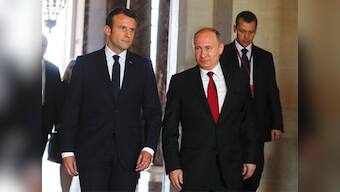 Emmanuel Macron hosts Vladimir Putin, held 'frank' talks on Syria, Ukraine