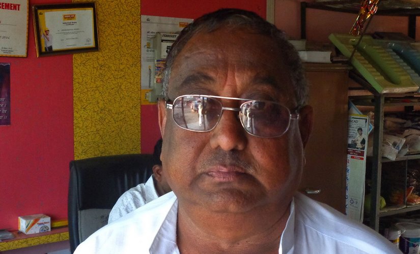 Baburao Navle, a farmer from Shelgaon village, whose principal loan of Rs. 4 lakhs has spiralled to Rs. 17 lakhs. Parth MN