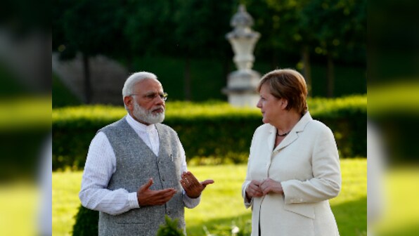 Narendra Modi, Angela Merkel discuss terrorism, OBOR, ahead of summit meeting: PM tweets, says interaction was 'good'