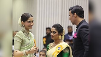 National Film Awards ceremony: Akshay Kumar, Zaira Wasim, Sonam Kapoor honoured