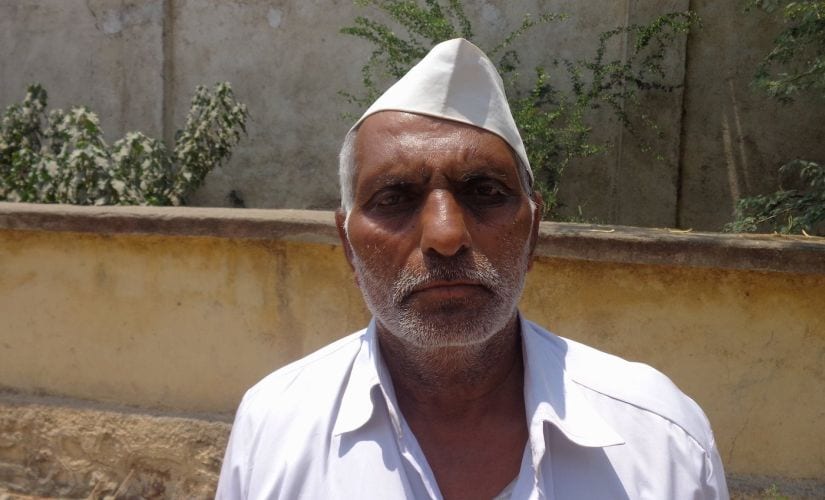 Vitthal Chavan, a farmer from Pangaon: still waiting for a call from the NAFED centre