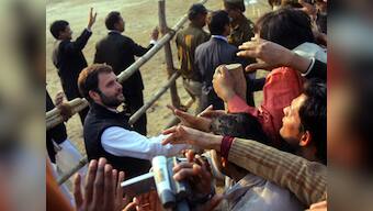 Saharanpur violence: Denied entry, Rahul Gandhi meets clash victims at border