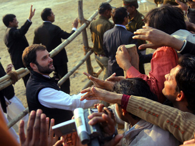 Saharanpur violence: Denied entry, Rahul Gandhi meets clash victims at border Saharanpur violence: Denied entry, Rahul Gandhi meets clash victims at border