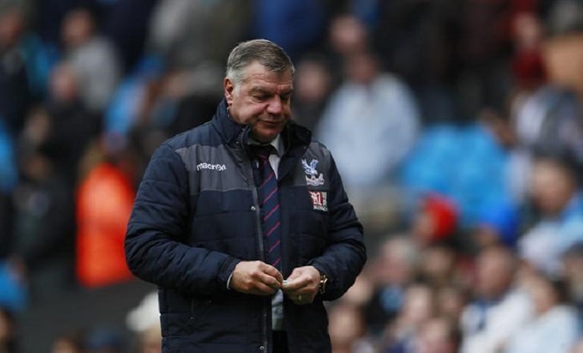 File image of Crystal Palace manager Sam Allardyce. Reuters