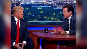 Donald Trump calls Stephen Colbert un-funny, talent-less; Colbert responds with another dig