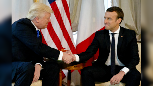 Emmanuel Macron comments on viral handshake with Donald Trump; calls it a moment of truth