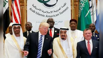Donald Trump and Nawaz Sharif meet on the sidelines of Arab Islamic American Summit in Riyadh