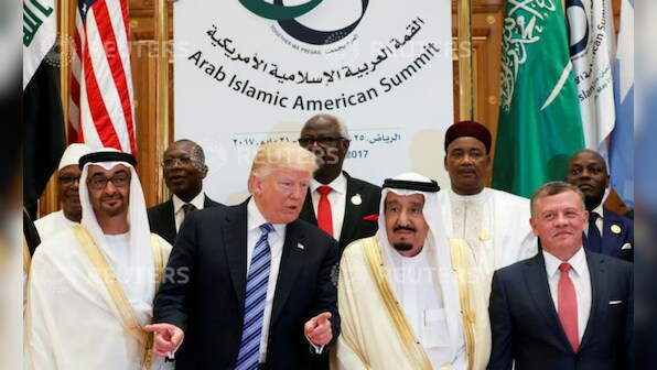 Donald Trump and Nawaz Sharif meet on the sidelines of Arab Islamic American Summit in Riyadh