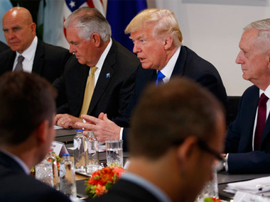 Donald Trump's maiden foreign trip: US President meets European Union leaders in Brussels Donald Trump's maiden foreign trip: US President meets European Union leaders in Brussels