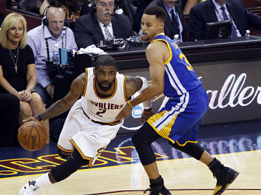 NBA Finals: Cavaliers' Kyrie Irving inspired by Golden State Warriors' talk of celebrating at Cleveland NBA Finals: Cavaliers' Kyrie Irving inspired by Golden State Warriors' talk of celebrating at Cleveland