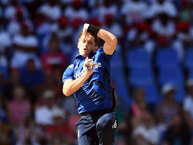 File photo of Chris Woakes. AFP