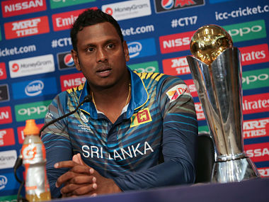 ICC Champions Trophy 2017: Angelo Mathews says Sri Lanka happy to walk in as underdogs against India ICC Champions Trophy 2017: Angelo Mathews says Sri Lanka happy to walk in as underdogs against India