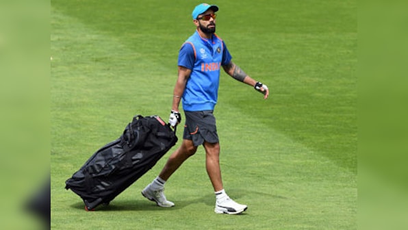 ICC Champions Trophy 2017: Virat Kohli opts for red ball throwdowns to counter swing before South Africa clash