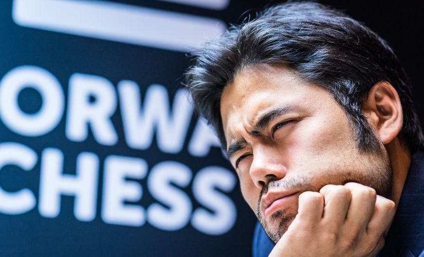 Hikaru Nakamura during his game againt Vladimir Kramnik. (image courtesy: Lennart Ootes)
