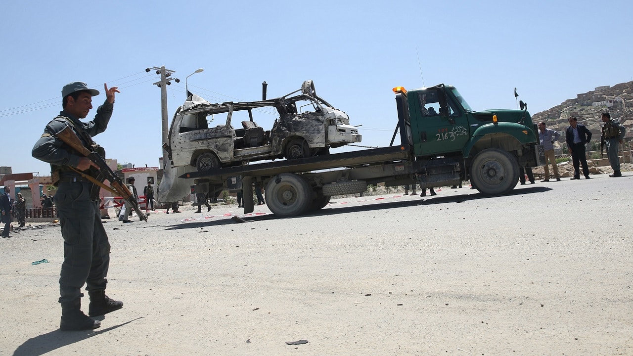 Afghanistan blast 34 dead in suicide car bombing outside Kabul bank