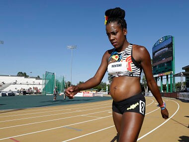 Pregnant 'Wonder Woman' Alysia Montano competes in 800m race at US World Championship trials