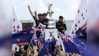 America's Cup: New Zealand, led by Peter Burling, reclaim title with crushing win over USA