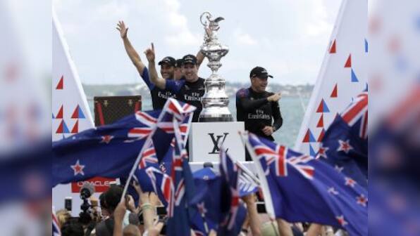 America's Cup: New Zealand, led by Peter Burling, reclaim title with crushing win over USA