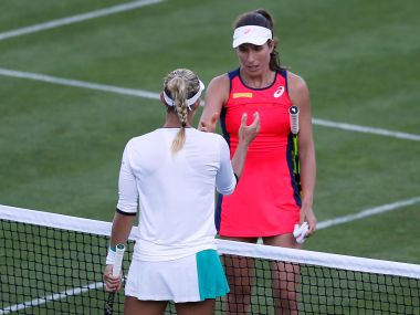 Eastbourne International: Angelique Kerber, Simona Halep ousted; Novak Djokovic moves into semis Eastbourne International: Angelique Kerber, Simona Halep ousted; Novak Djokovic moves into semis