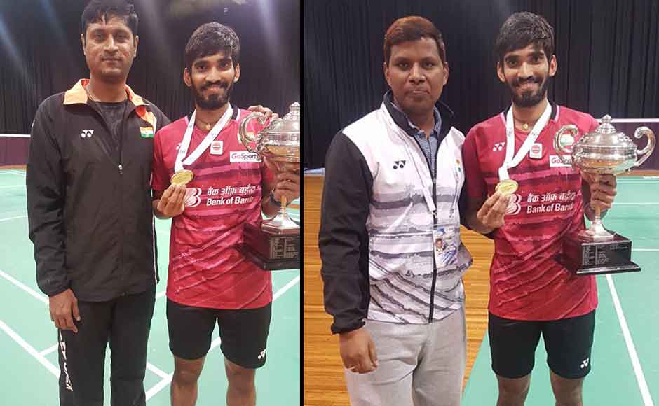 Srikanth credited his coaches, support staff and the staff at Gopichand Academy for the 'best phase' of his career. Twitter/@Bai_media