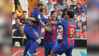 La Liga: Valencia host table toppers Barcelona in a bid to stake claim as serious title contenders