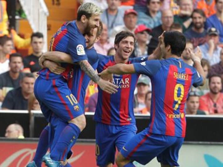 La Liga: Valencia host table toppers Barcelona in a bid to stake claim as serious title contenders