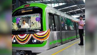 Karnataka language row: Pro-Kannada activists blacken Hindi words in Bengaluru metro signboards