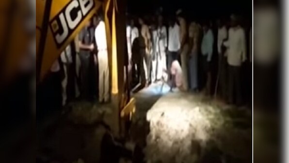 Toddler falls into borewell in Telangana's Vikarabad district; rescue work in progress