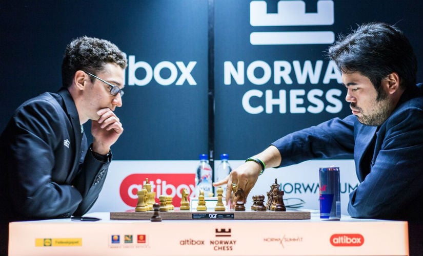 Vladimir Kramnik vs Fabiano Caruana - Norway Chess 2014 - Time Lapse (Fight  for the Top) 