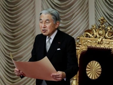 File image of Emperor Akihito. Reuter