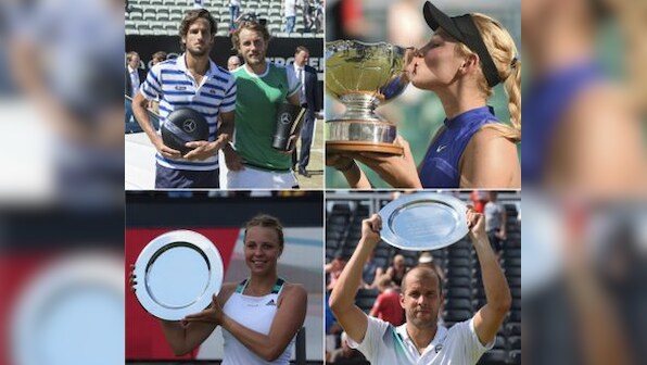 Tennis roundup: Lucas Pouille wins at Stuttgart, Anett Kontaveit lifts 1st WTA title and Donna Vekic beats Jo Konta