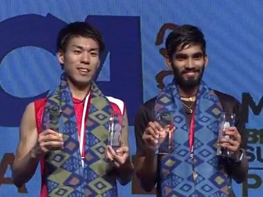 Indonesia SSP final: Kidambi Srikanth beats Kazumasa Sakai in straight games to claim maiden title Indonesia SSP final: Kidambi Srikanth beats Kazumasa Sakai in straight games to claim maiden title