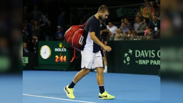 British tennis player Dan Evans dumped by sponsor Ellesse after testing positive for cocaine