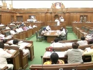 BJP MLAs marshalled out of Delhi Assembly for creating ruckus over presence of disqualified AAP leader Kailash Gehlot