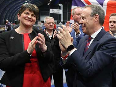 UK Election 2017: DUP deal with Conservative Party spoils Northern Ireland power-sharing talks UK Election 2017: DUP deal with Conservative Party spoils Northern Ireland power-sharing talks