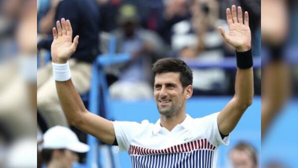Eastbourne International: Novak Djokovic launches grass court season with straight sets win over Vasek Pospisil