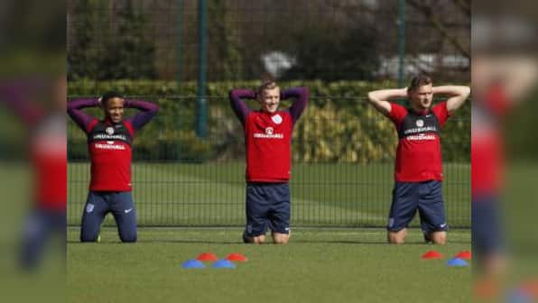 England squad put through Royal Marines boot camp ahead of World Cup qualifier against Scotland