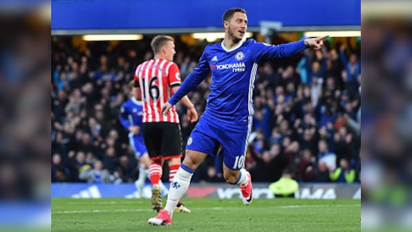 Premier League: Eden Hazard says he is very happy to play for Chelsea, plays down transfer rumours