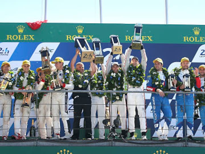 24 Hours of Le Mans: Porsche clinch 19th title as Toyota crash out after early lead
