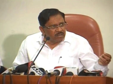 Karnataka home minister G Parameshwara offers to resign as Congress prepares for 2018 polls Karnataka home minister G Parameshwara offers to resign as Congress prepares for 2018 polls