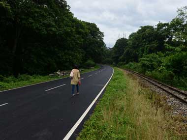 File image of a deserted road in Darjeeling after bandh. AFP