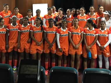 Hockey World League Semi-Final 2017: Mary Kom inspires Indian women's team ahead of tournament Hockey World League Semi-Final 2017: Mary Kom inspires Indian women's team ahead of tournament