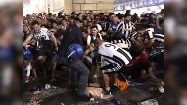 Champions League: Over 1,000 Juventus fans injured after bomb scare triggers panic in Turin