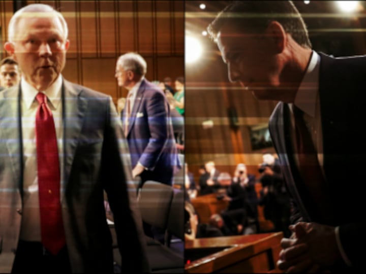 Jeff Sessions vs James Comey: Two testimonies and two 'behind-the-scenes' stories of the Russia probe