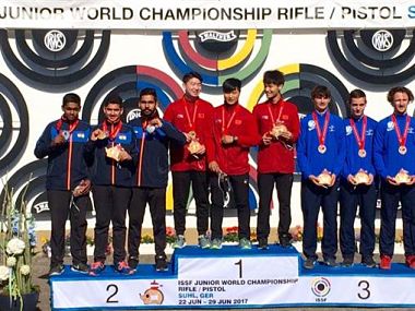 ISSF Junior World Championship: India finish 2nd behind China with 8 medals overall, including 3 gold ISSF Junior World Championship: India finish 2nd behind China with 8 medals overall, including 3 gold