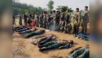 Maoists in Jharkhand torch nine vehicles, assault labourers