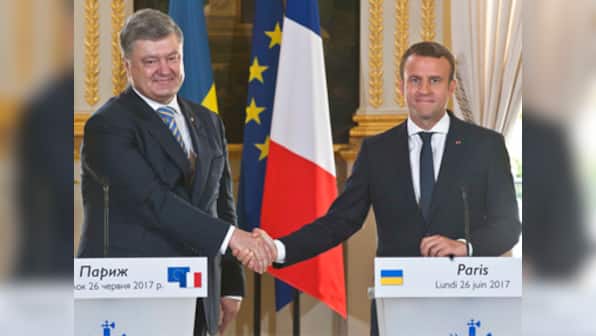 France to not recognise Russia's annexation of Crimea, says Emmanuel Macron
