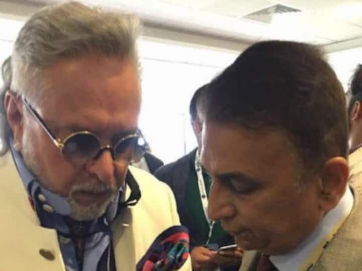 Vijay Mallya seen at India vs Pakistan cricket match at Edgbaston stadium in Birmingham
