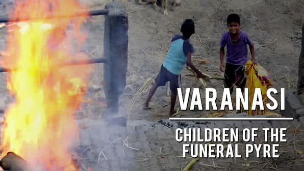 Watch: Varanasi’s Manikarnika ghats where children light funeral pyres