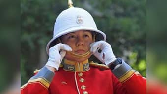 Canadian soldier Megan Couto makes history as first ever woman to captain Queen's guard